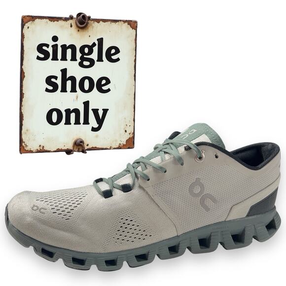SINGLE LEFT SHOE ONLY On Cloud X Mens Size 10 AMPUTEE REPLACEMENT - Picture 1 of 7